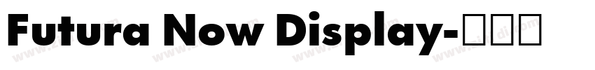 Futura Now Display字体转换